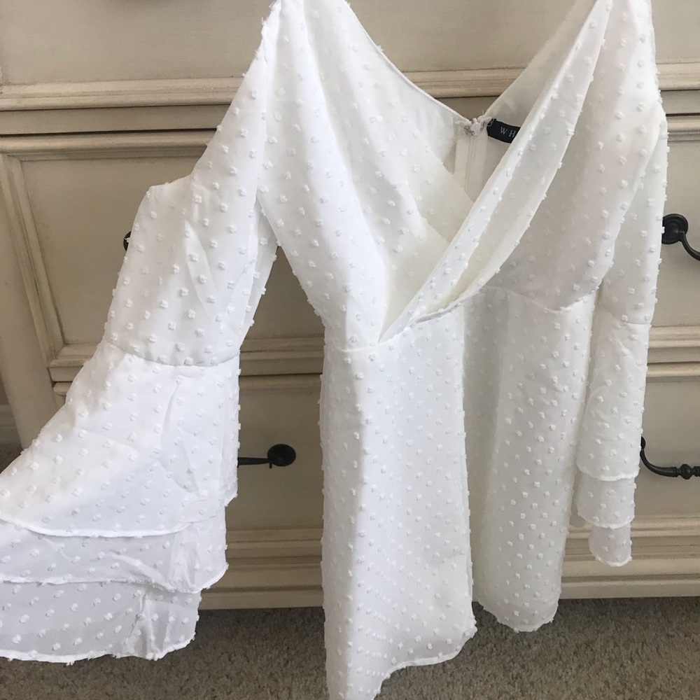 WhiteFox Boutique White Romper